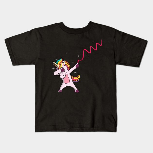 Unicorn Gymnast Kids T-Shirt by ThyShirtProject - Affiliate